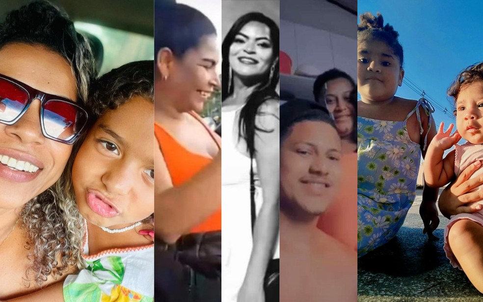 Oito das 11 vítimas de acidente na Bahia viviam em Mucuri — Foto: Reprodução/Redes Sociais | Arte g1