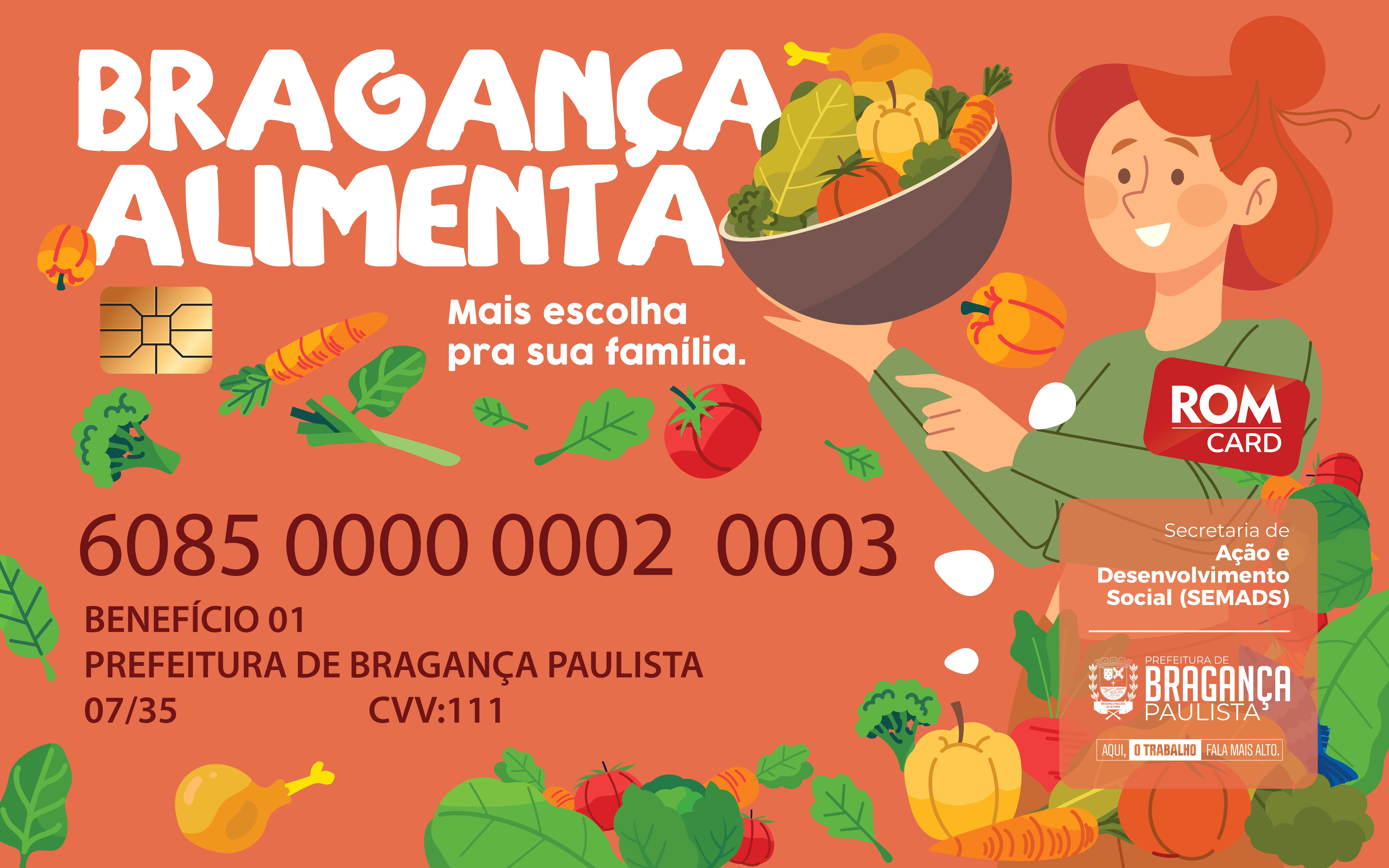 Bragança Alimenta substitui cesta básica por cartão; veja valor e como funciona