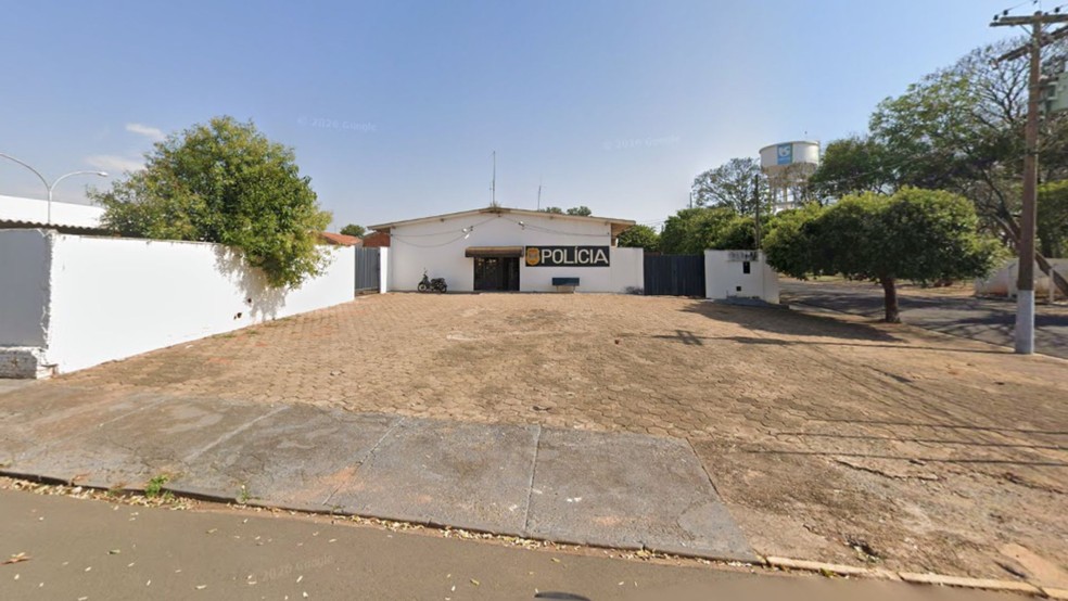 Delegacia de Polícia de Glicério (SP) — Foto: Reprodução/Google Street View
