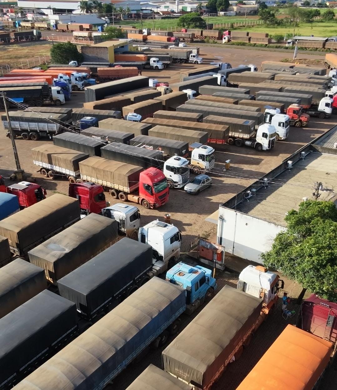 Após descarrilamento de trem, 800 caminhões estão aguardam para descarregar grãos em MG