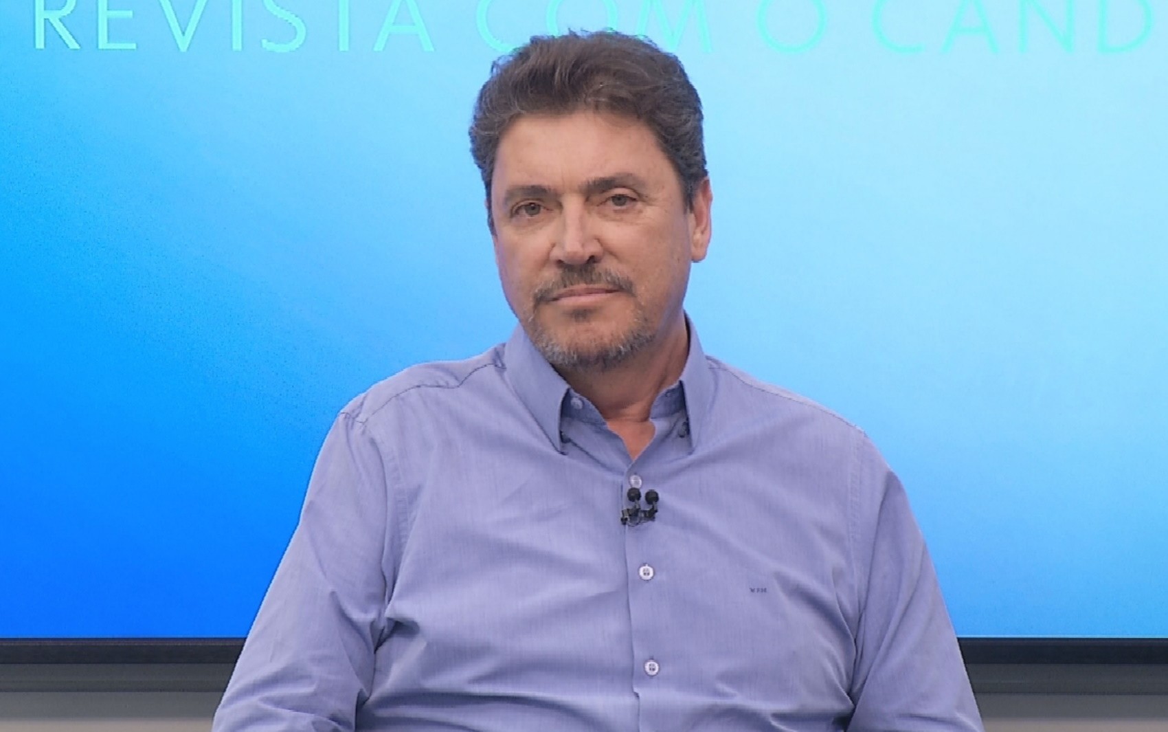 Wilder Morais, candidato ao governo, é entrevistado ao vivo no Jornal Anhanguera 1ª Edição