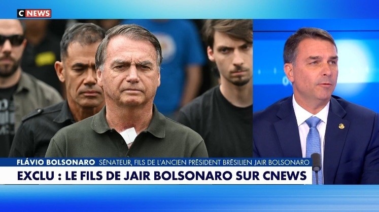Governo Macron é de 'extrema incompetência', diz Flávio Bolsonaro em entrevista para TV na França