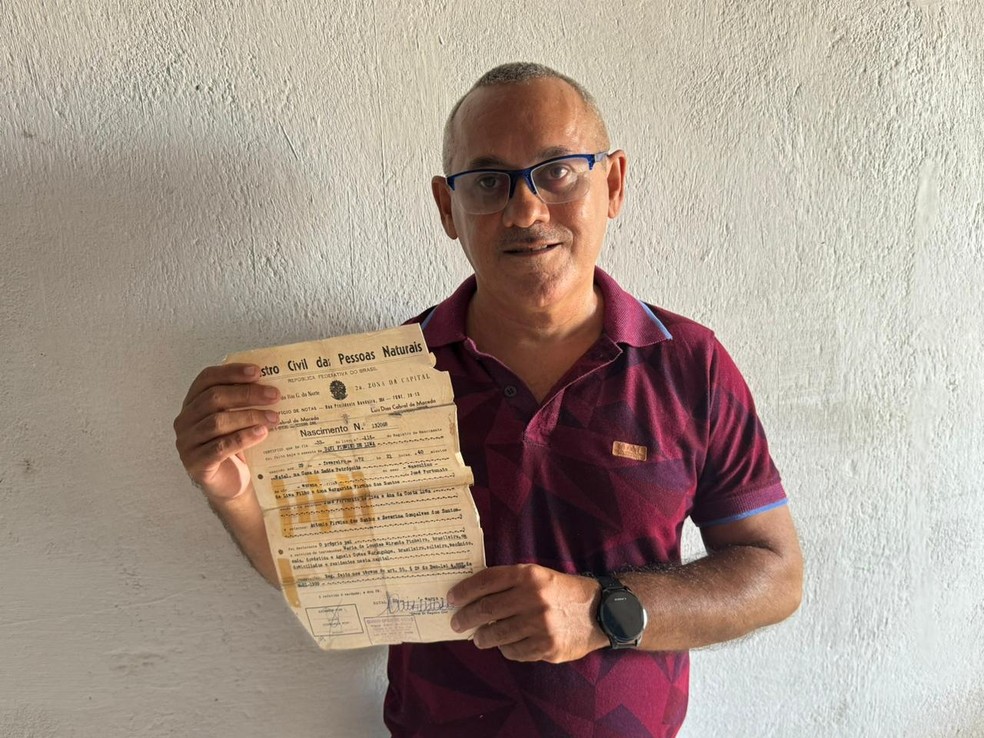 Davi Firmino comemora aniversário de 52 anos nesta quinta-feira (29) — Foto: Emerson Medeiros/Inter TV Cabugi