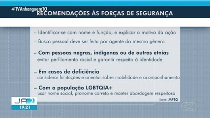 MP recomenda que forças de segurança do estado mudem procedimentos de abordagem