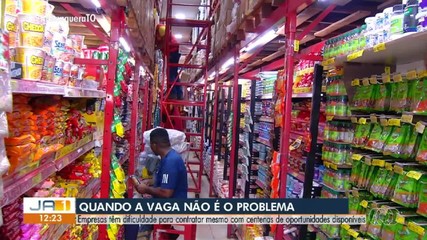 Empresas relatam dificuldade em contratar pessoas