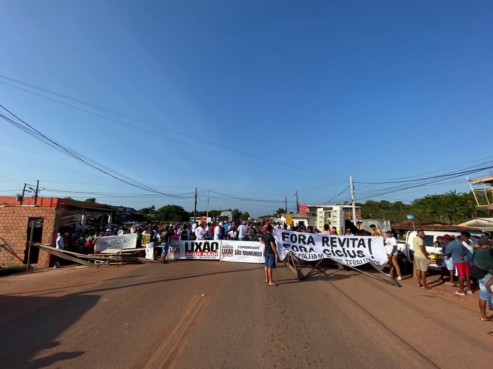 Comunidades protestam contra instalação de aterro sanitário no Acará para atender região metropolitana de Belém