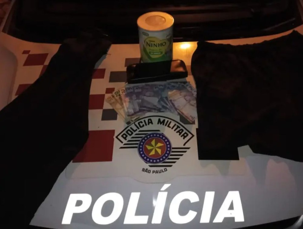 Birigui-SP: Casal suspeito de furtar farmácia é preso com dinheiro escondido em nádegas e seios
