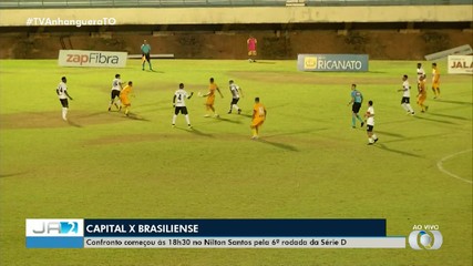 Capital e Brasiliense se enfrentam pela 6ª rodada da série D