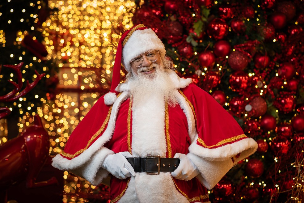 Papai Noel no Boulevard Shopping Brasília — Foto: Divulgação