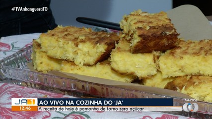 Veja o resultado da pamonha de forno sem açúcar