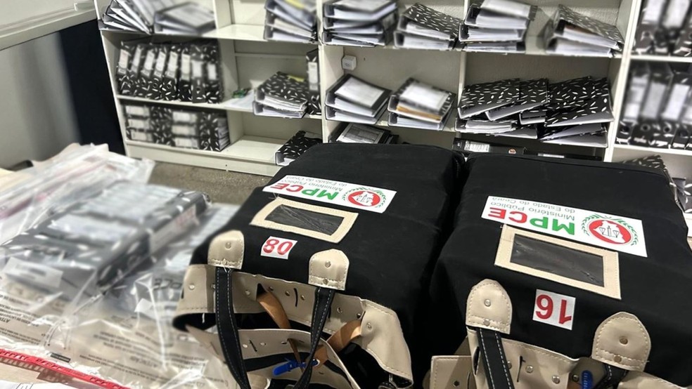 Operação investiga fraude em licitações na Prefeitura de Penaforte, no interior do Ceará. — Foto: MPCE/ Divulgação