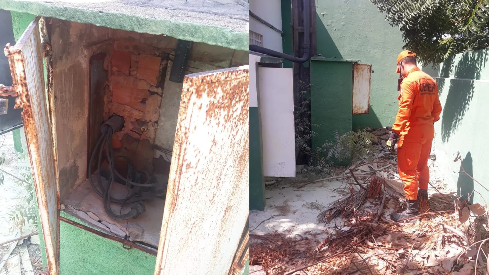 Incêndio atinge contador de energia e deixa pronto-socorro e Samu de Parnaíba sem energia 