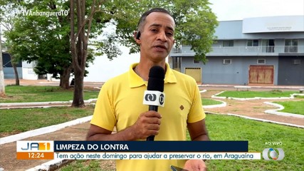 Ação vai realizar limpeza do rio Lontra, em Araguaína, neste domingo (27)