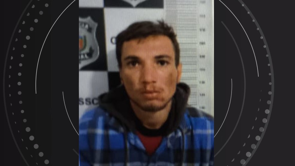 Jackes Eduardo Alves Barbosa Stocher foi recapturado — Foto: Polícia Civil do Paraná