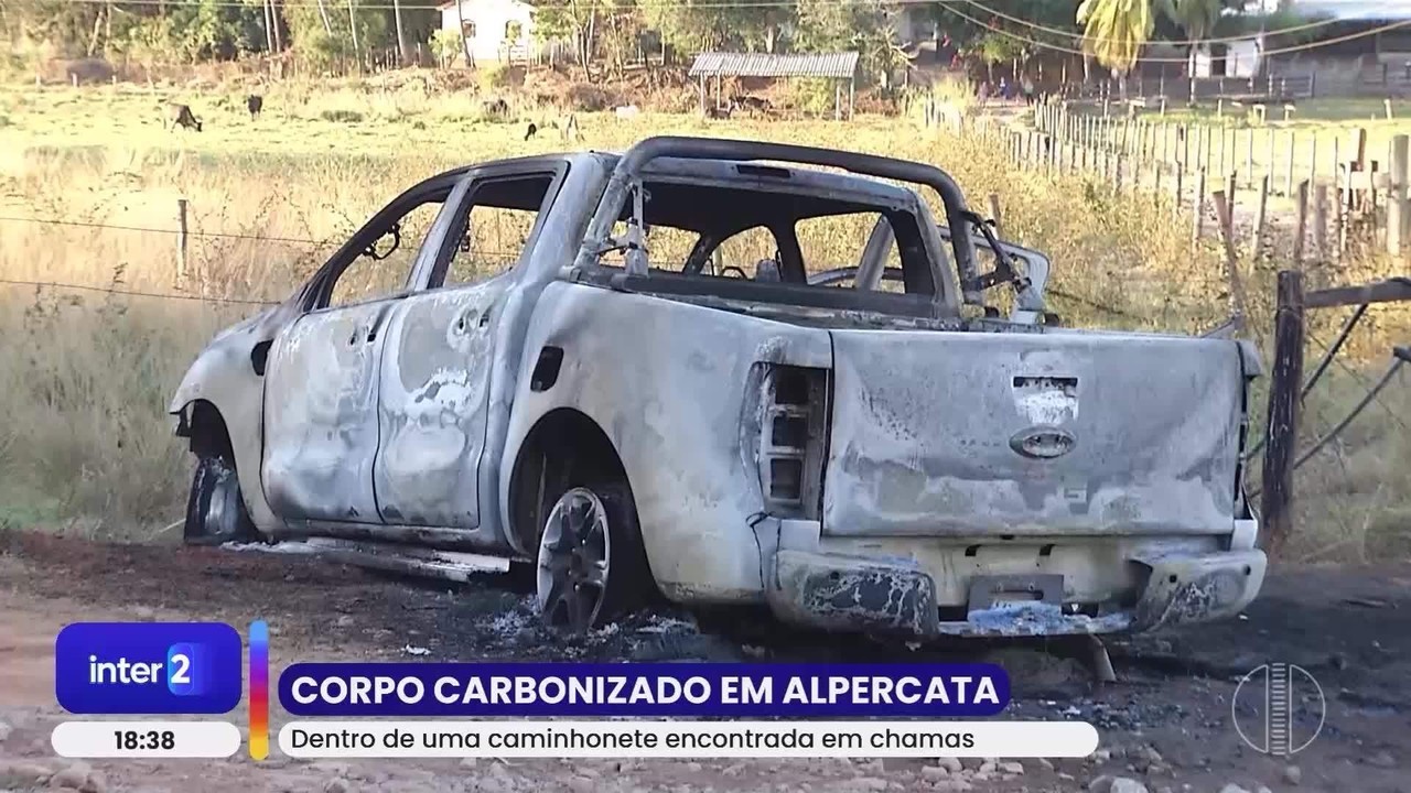 Corpo é encontrado carbonizado dentro de carro em estrada rural de Alpercata