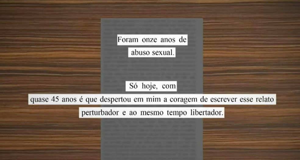 Mulher procurou a polícia para denunciar os abusos que sofreu na infância do próprios pai. — Foto: Reprodução/TV Verdes Mares