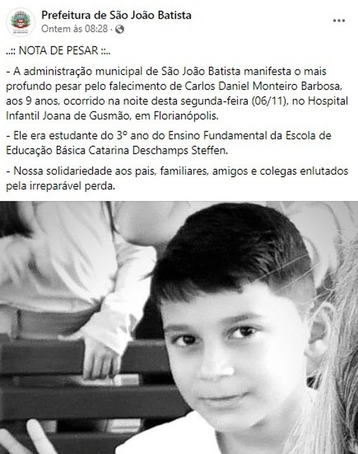 Menino De 9 Anos Morre De Meningite Bacteriana Em Sc Santa Catarina G1 9502