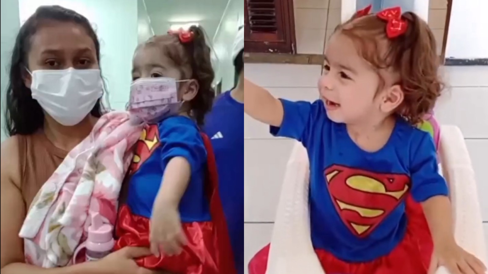 Bebê do CE que recebeu coração de menina do PI tem alta de hospital e vai para casa