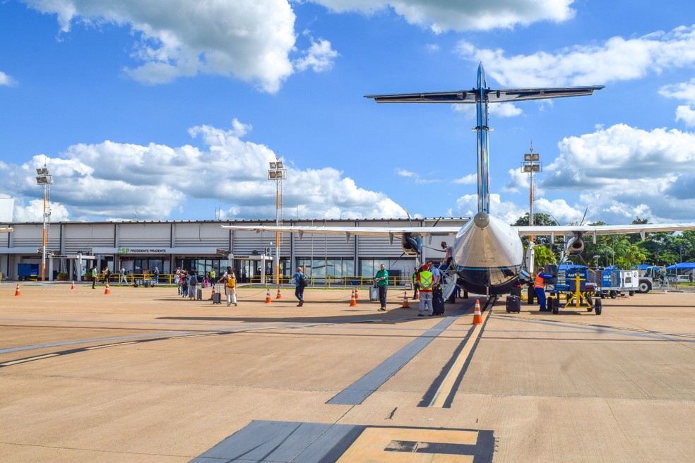 Aeroporto Estadual Adhemar de Barros, em Presidente Prudente (SP) — Foto: Divulgação ASP - Aeroportos Paulistas