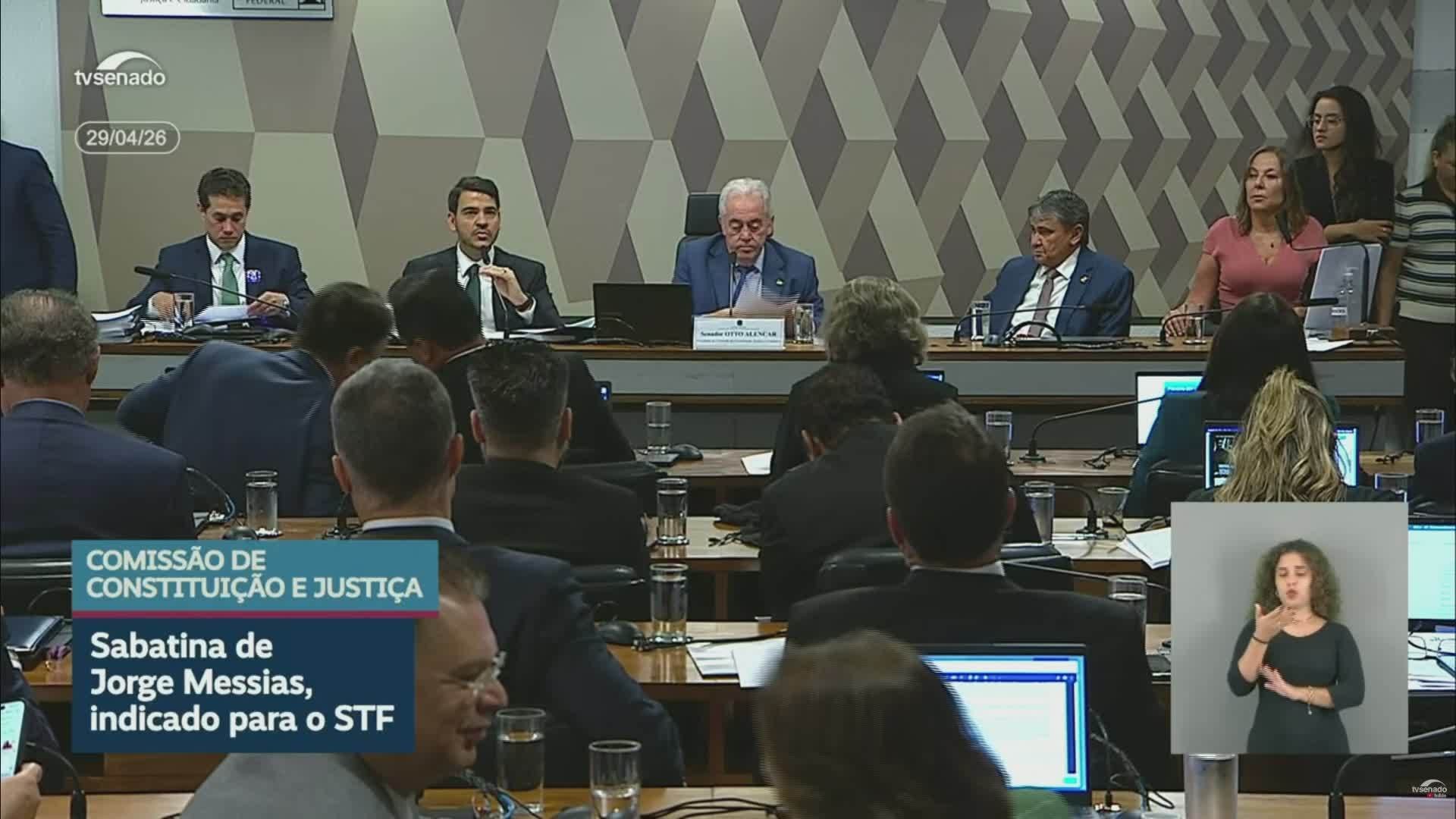 Vídeos: Sabatina de Jorge Messias para vaga no STF 