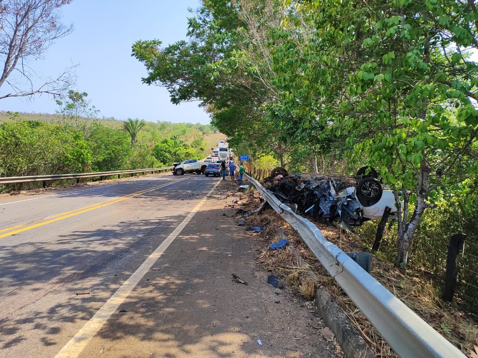 Acidente entre Lajeado e Miracema — Foto: Reprodução/Rede sociais