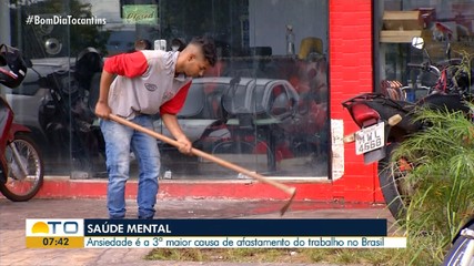 Ansiedade ocupa 3º lugar no ranking de causas de afastamento do trabalho no Brasil