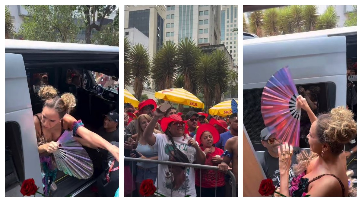 Daniela Mercury desce a Rua da Consolação com megabloco que leva o axé a foliões no pós-carnaval