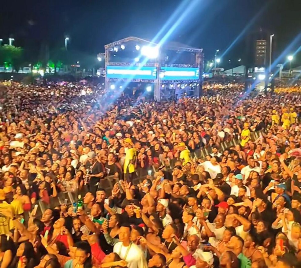 Vítima e suspeito se desentenderam na festa '10 horas de arrocha' — Foto: Reprodução/Redes Sociais