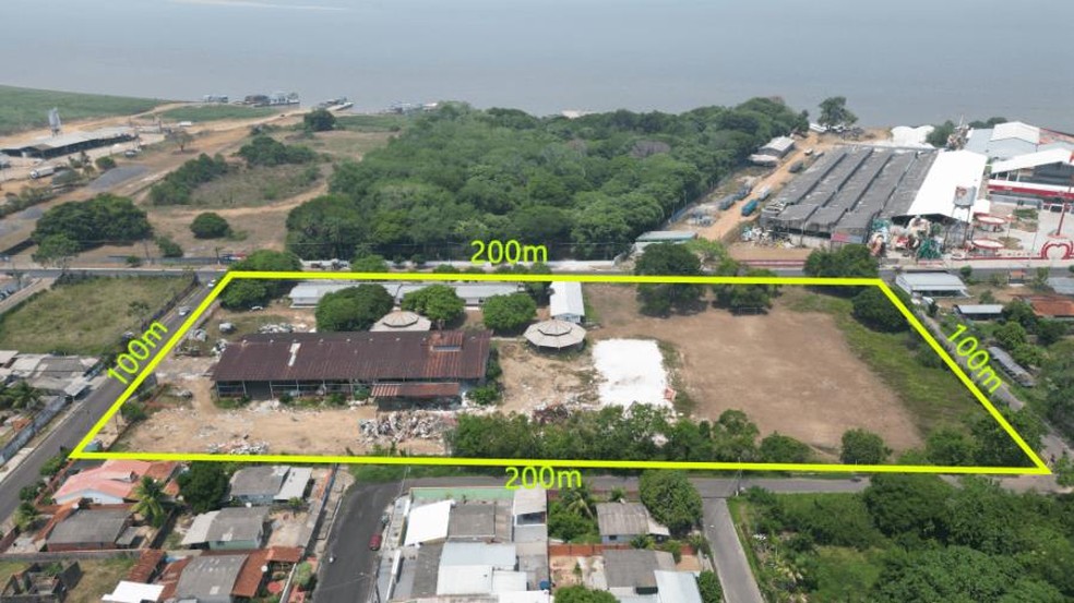 Imóvel do Boi Garantido compreende uma área de 20 mil metros quadrados — Foto: Reprodução/Amazonas Leilões