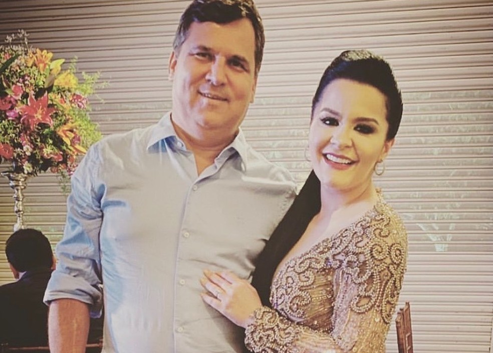 Wander Oliveira com a cantora Maraisa, irm e dupla de Maiara  Foto: Reproduo/Instagram