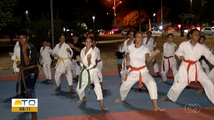 Projeto social ensina karatê para crianças da região sul de Palmas