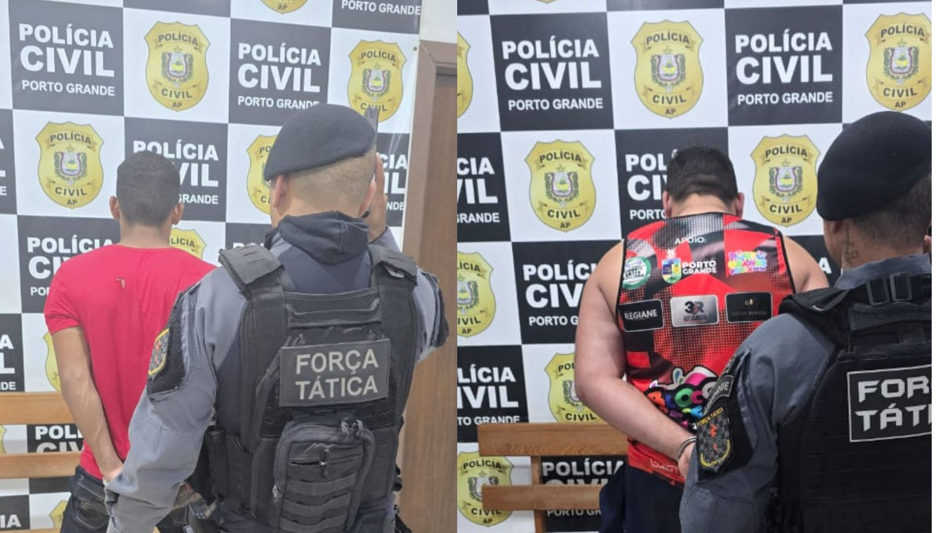 Dois suspeitos de tráfico de drogas são presos pela Força Tática em Porto Grande, no AP
