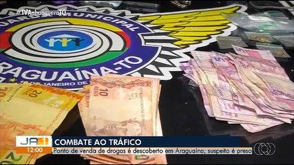 Suspeito é preso por tráfico de drogas em Araguaína