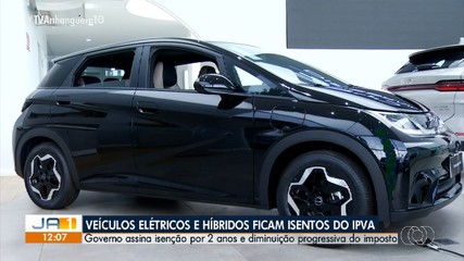 Governo do Tocantins vai isentar IPVA para veículos elétricos ou híbridos