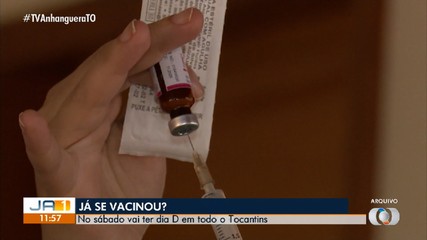 Dia D de vacinação contra o sarampo será realizado no Tocantins neste sábado (9)