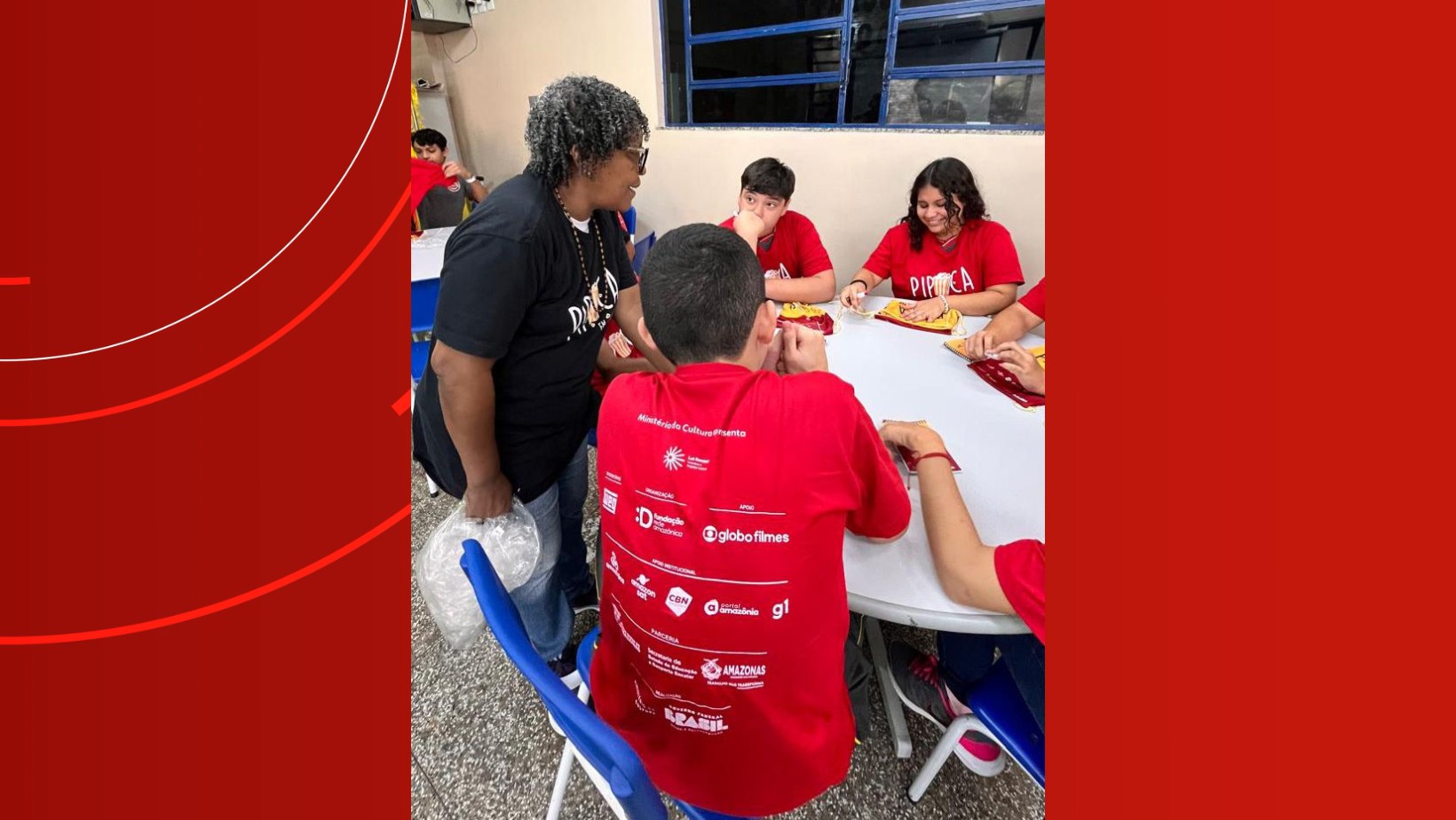 Pipoca em Cena chega à Escola Zilda Arns e transforma rotina com câmeras, roteiros e criatividade