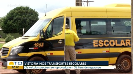 Detran realiza fiscalização em veículos escolares para volta às aulas