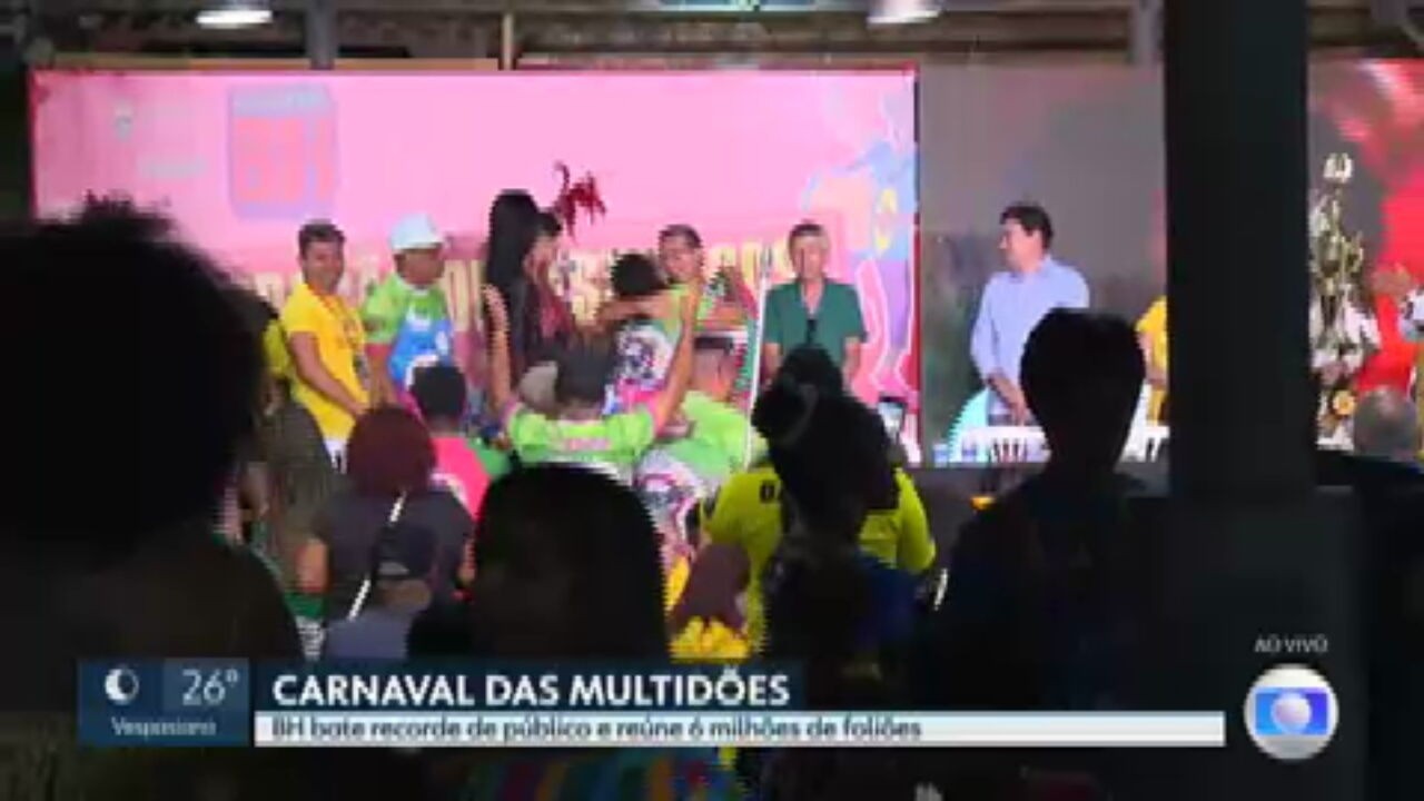 Escola de samba Canto do Alvorada é campeã do Carnaval de Belo Horizonte pela 18ª vez