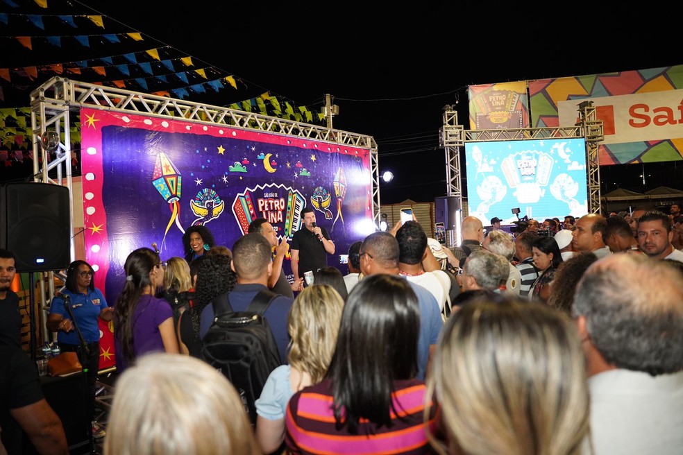 Prefeito Simão Durando durante a coletiva de imprensa — Foto: Rodrigo Della Favera/ Erlan Alexandre/ PMP