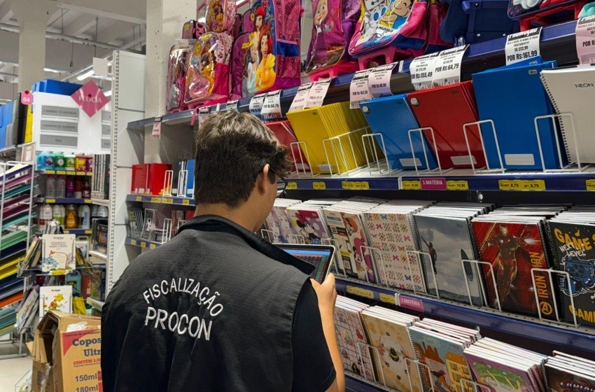Preço do material escolar para 2026 varia em até 17 vezes, diz Procon Maceió; veja lista