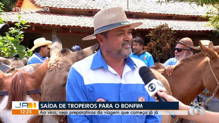 Tropeiros expressam o sentimento de participar da romaria do Senhor do Bonfim