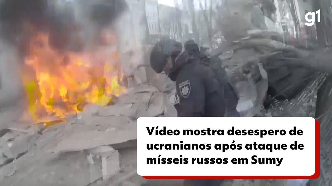 Rússia X Ucrânia: VÍDEO mostra desespero de ucranianos após ataque de mísseis russos