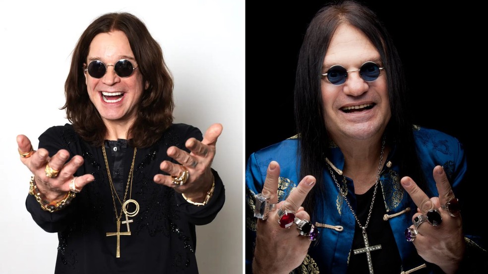 Sósia de Ozzy viveu de música, virou celebridade no show do Black Sabbath e acreditava no 'rock romântico' — Foto: Divulgação | Arquivo pessoal