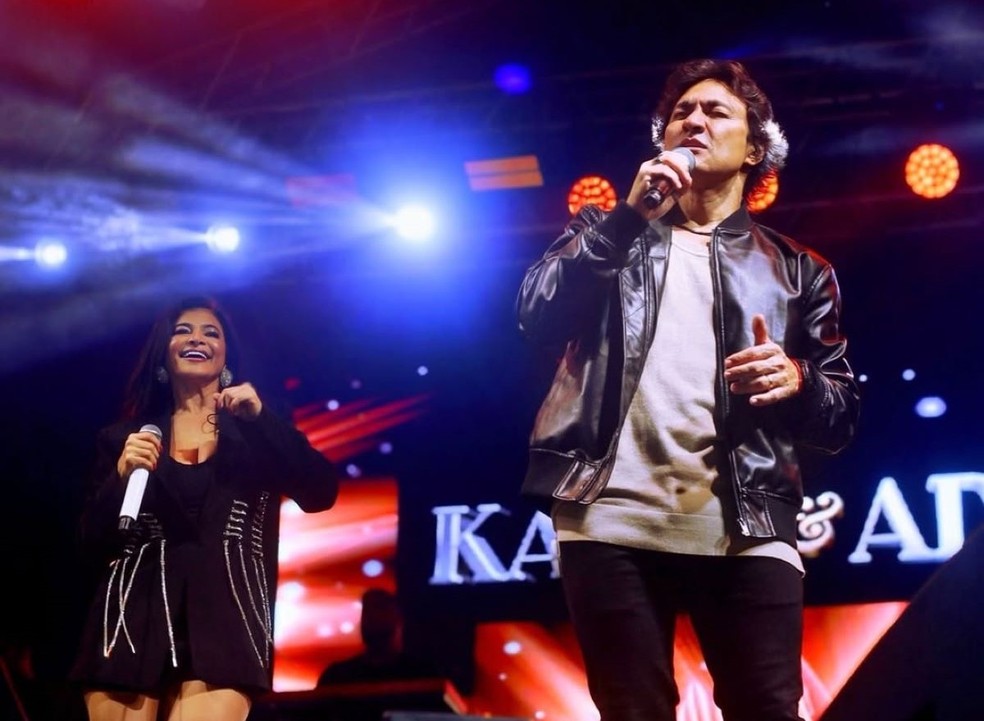Kátia Cilene e Aduíllio Mendes fazem show em Natal — Foto: Divulgação