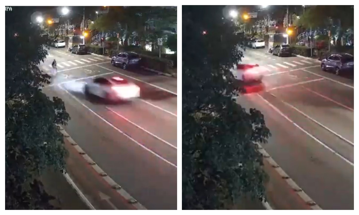 Vídeo mostra momento em que motorista sem CNH atropela e mata mulher na faixa de pedestres em SP