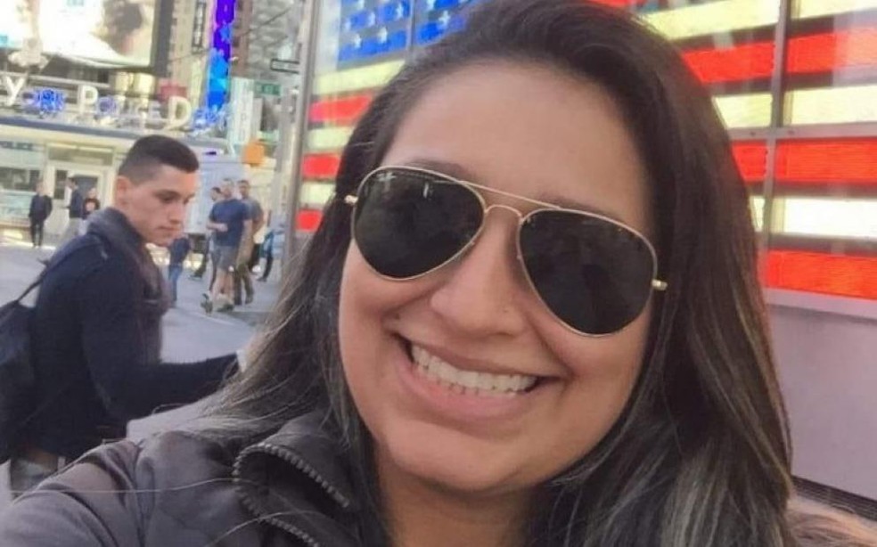 A brasileira Débora Evangelista Brandão foi morta a facadas nos Estados Unidos pelo ex-companheiro Danilo Sousa Cavalcante — Foto: Reprodução