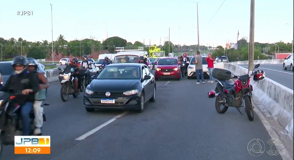 Hospital de Trauma de JP tem quase 10 mil atendimentos por acidentes de moto em 2024, alta de 12% — Foto: Reprodução / TV Cabo Branco