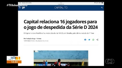 Capital seleciona 16 jogadores para a despedida da Série D