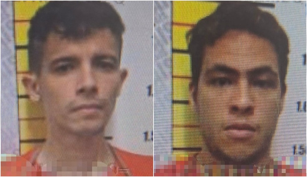 Thiago Schafer Sampaio (esq) e Lucas Rodrigues Pimentel (dir), suspeitos da morte de Clara Maria, em Belo Horizonte. — Foto: Polícia Civil de Minas Gerais