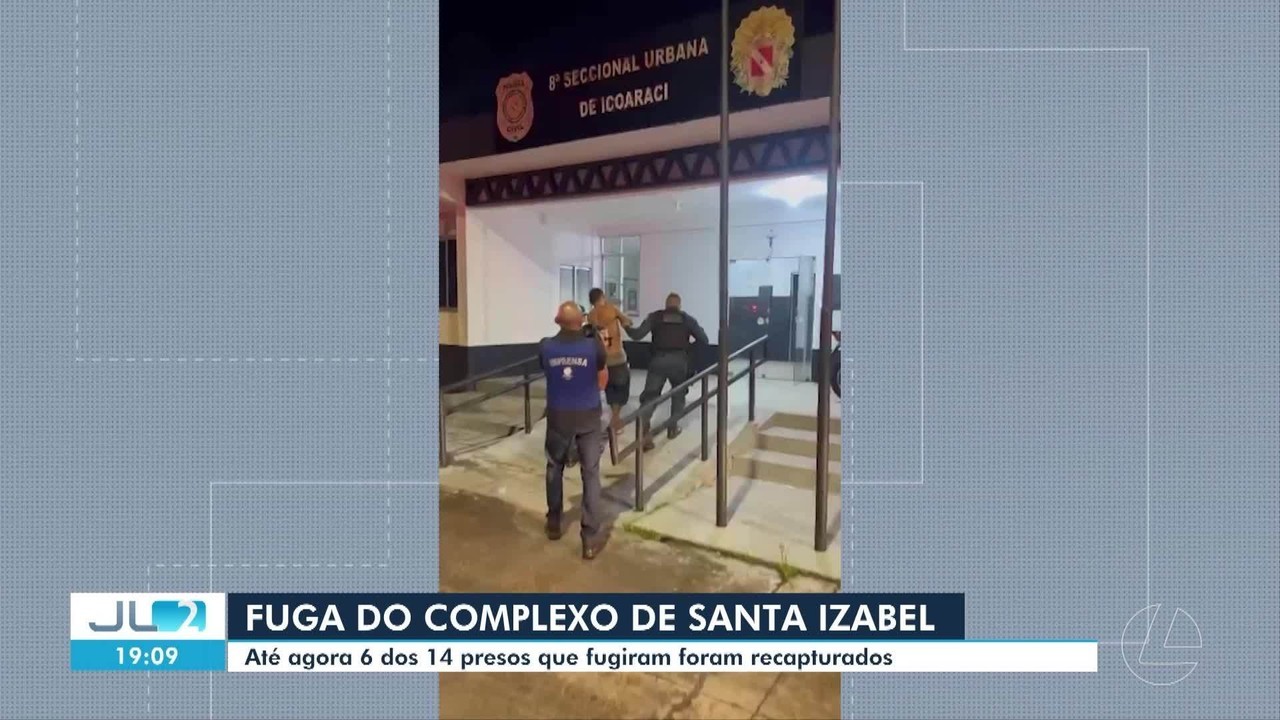 Sexto fugitivo de presídio em Santa Izabel é recapturado pela PM em Outeiro após fuga por túnel